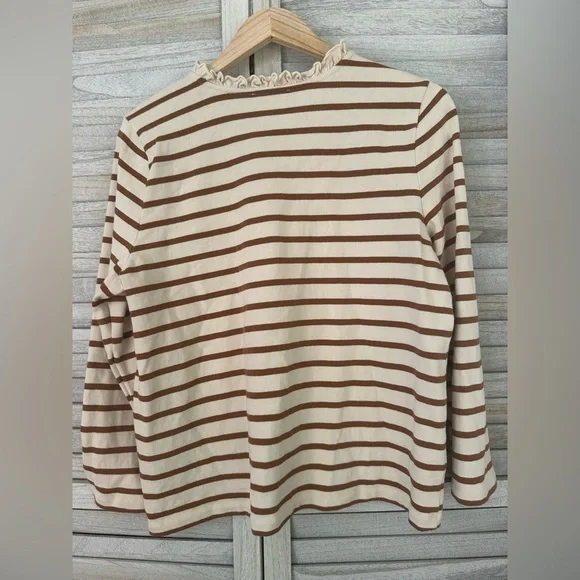 Gaël Marinière Ecru / Camel top - Picture 2 of 4